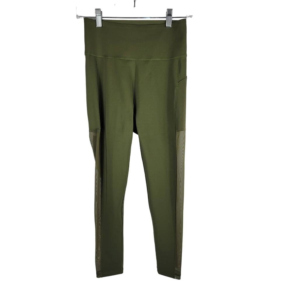 Peloton Adidas Ivy Park Collaboration Athletic Hiking Women's Green Leggings 10